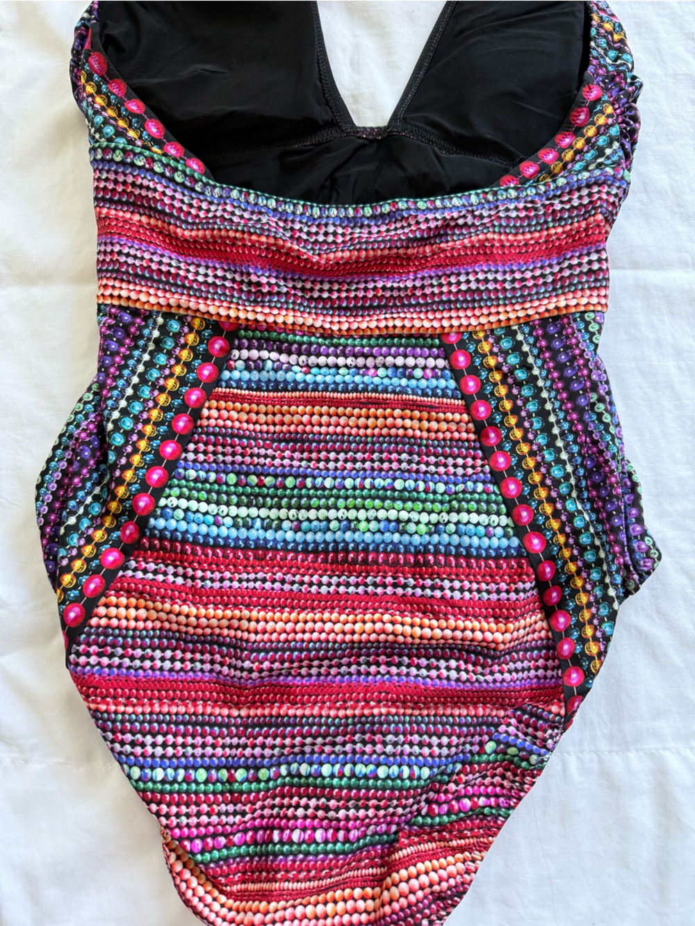 Gottex size 10 Multicolor Halter One-Piece Swimsuit - Picture 4 of 4